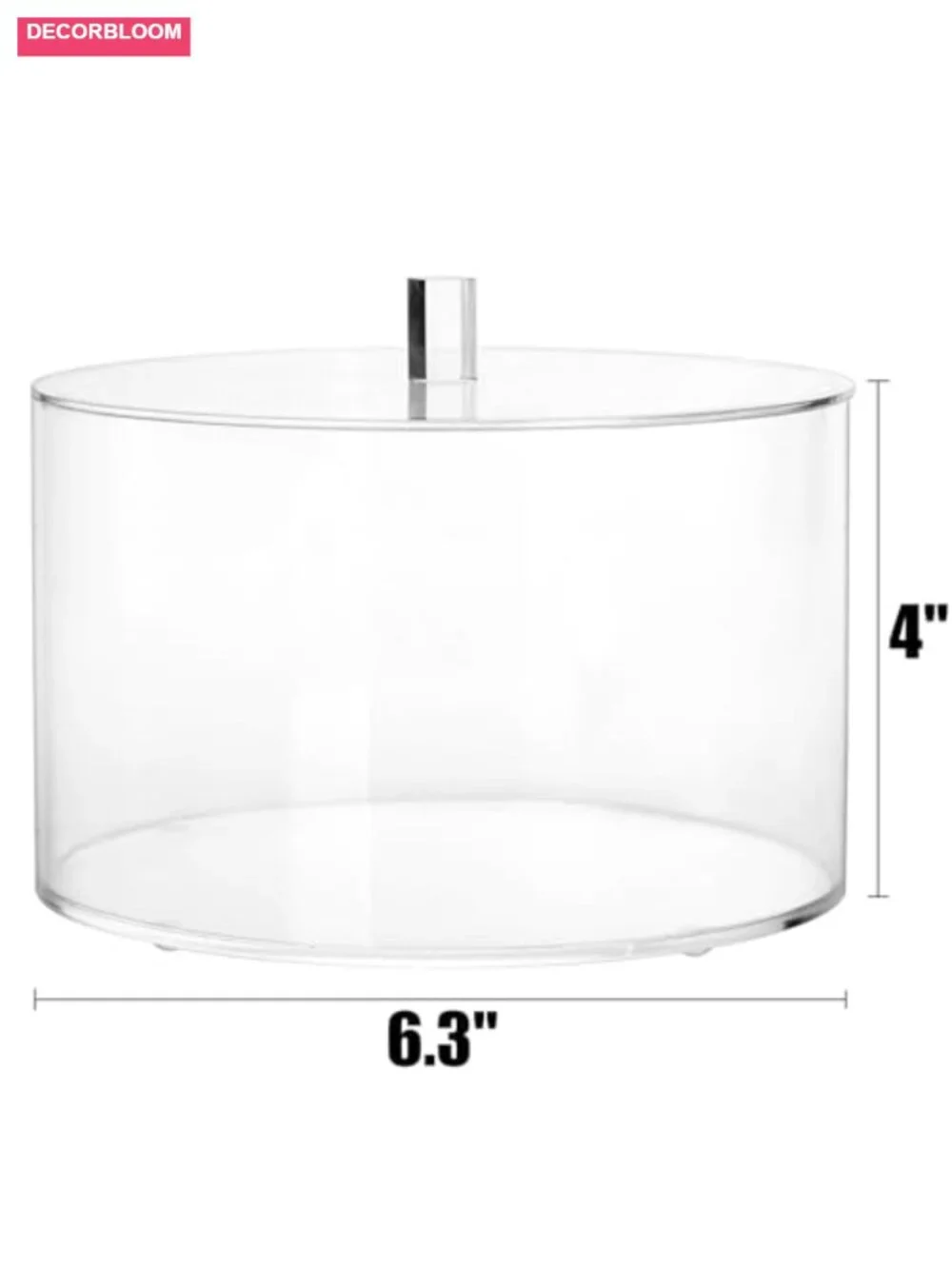 Acrylic Coffee Filter Holder with Lid, Countertop Storage Dispenser for Coffee